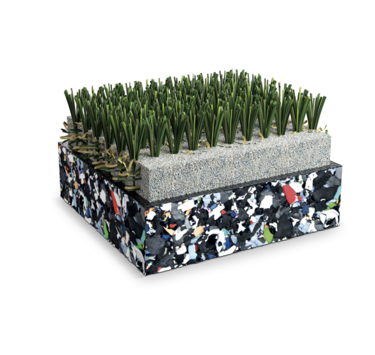 synthetic turf play shock pad