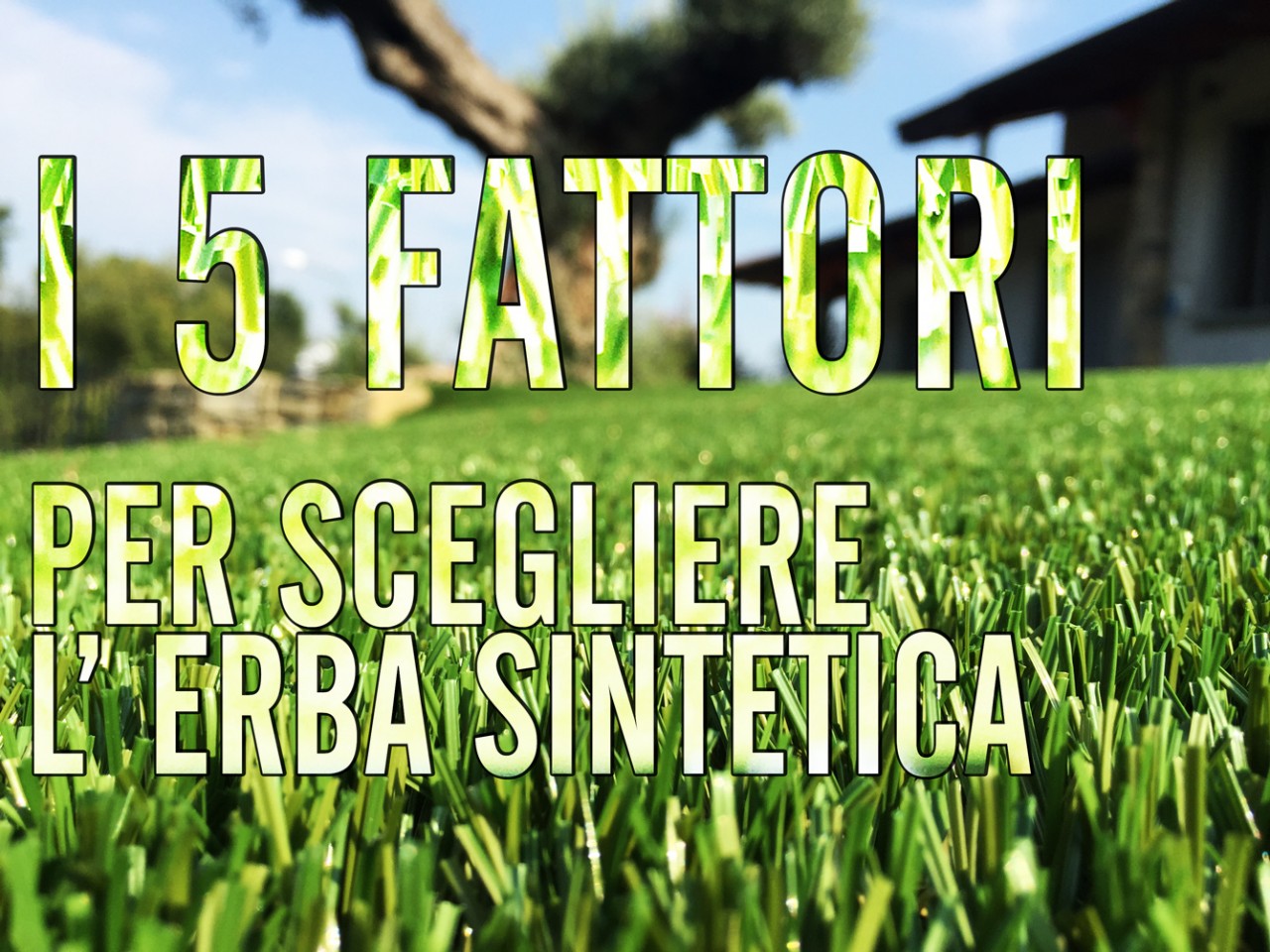 prato sintetico per giardini