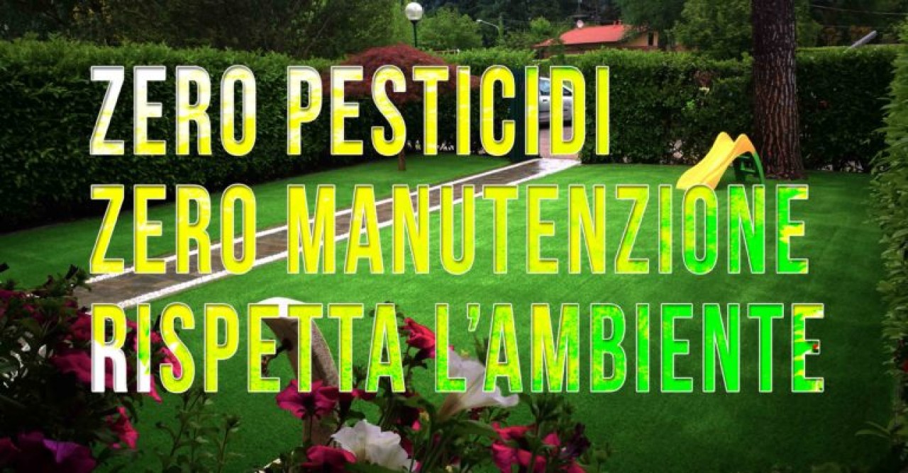 erba-sintetica-zero-manutenzione-zero-pesticidi giardino sintetico